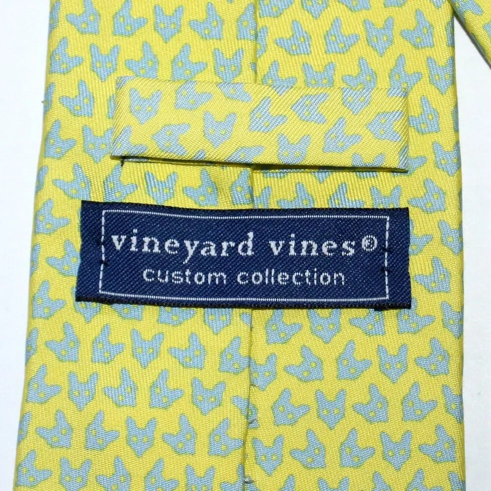 Vineyard Vines Necktie Foxfield Horse Races Charlottesville VA 2018 Silk custom
